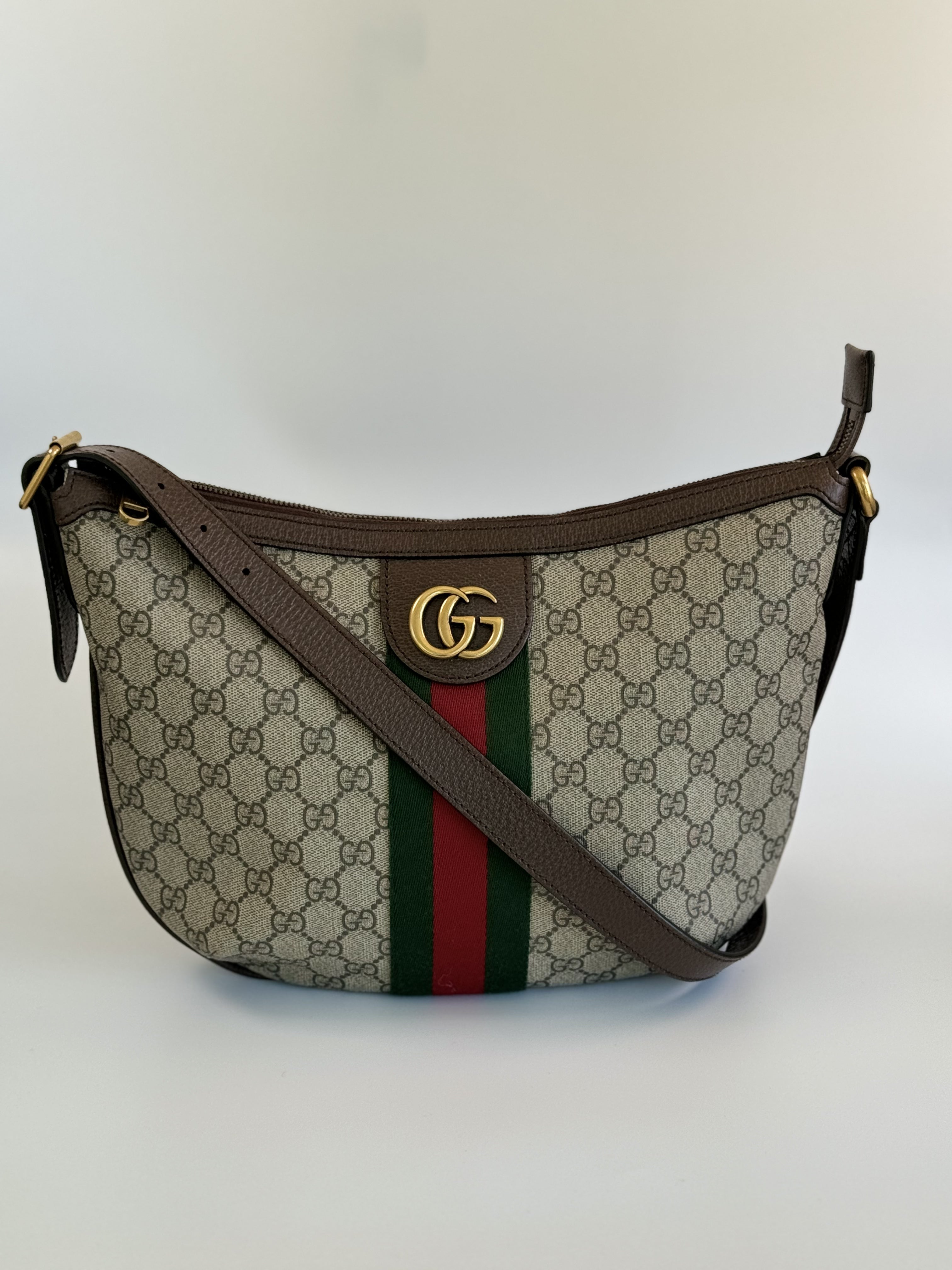 Gucci Ophidia Half Moon Shoulder Bag