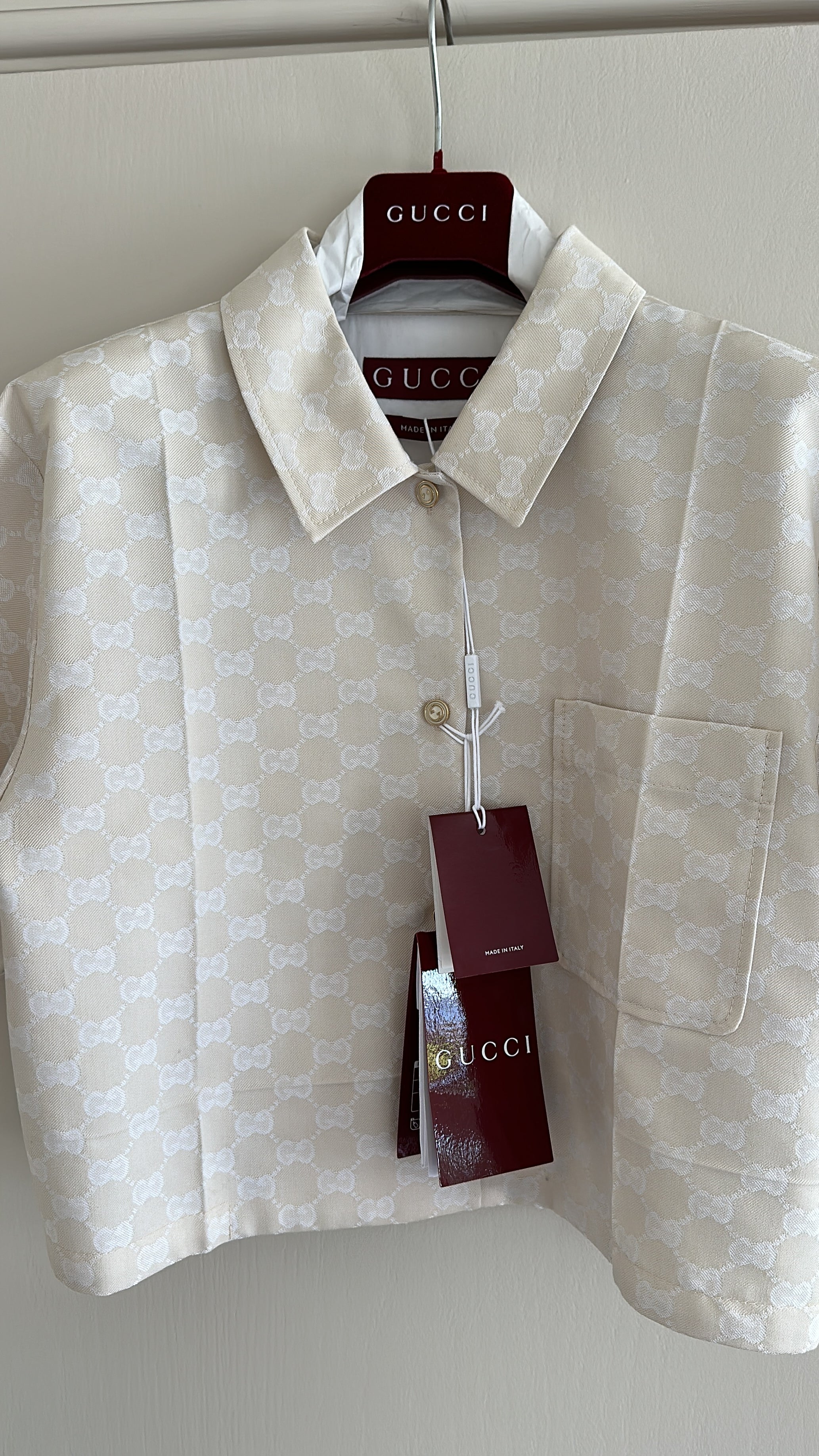 Gucci GG Cotton Gabardine shirt