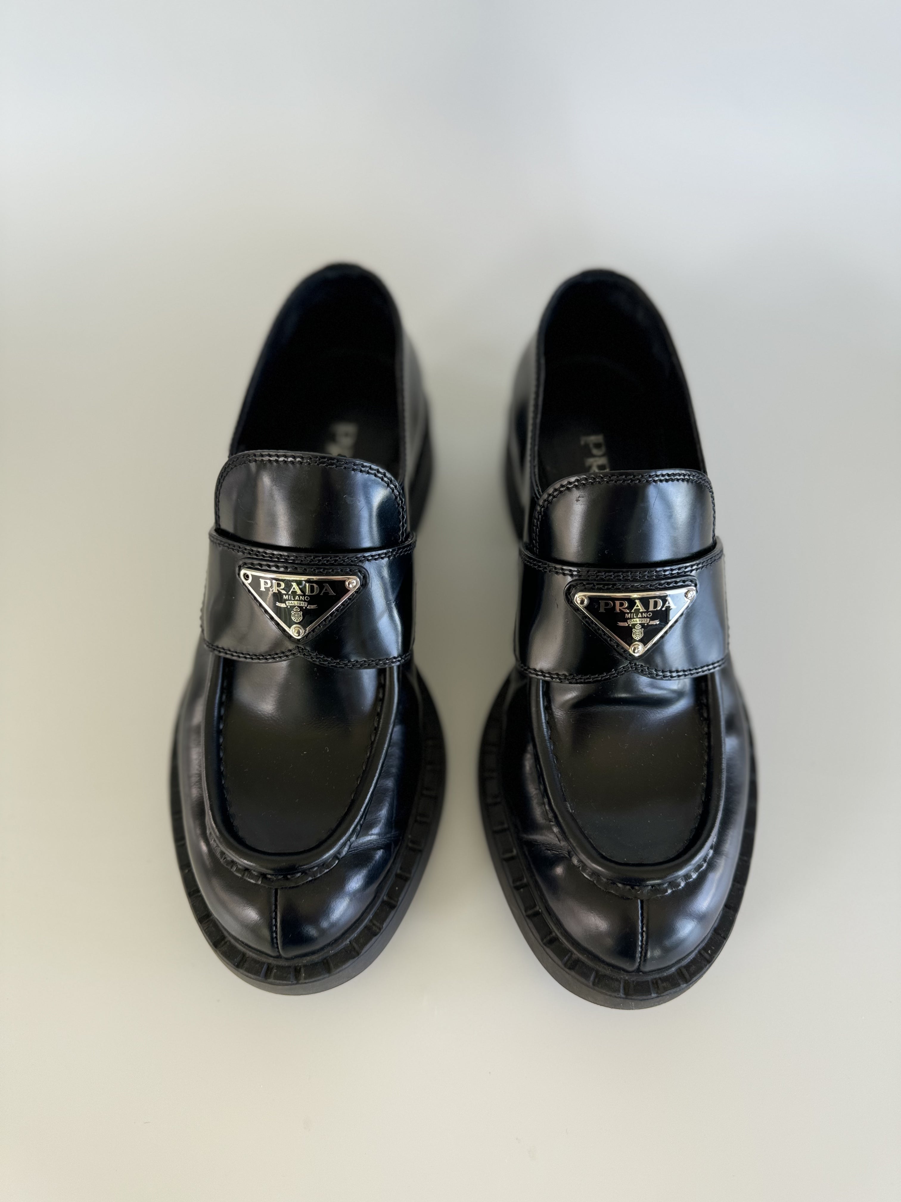 Prada Leather Oxfords