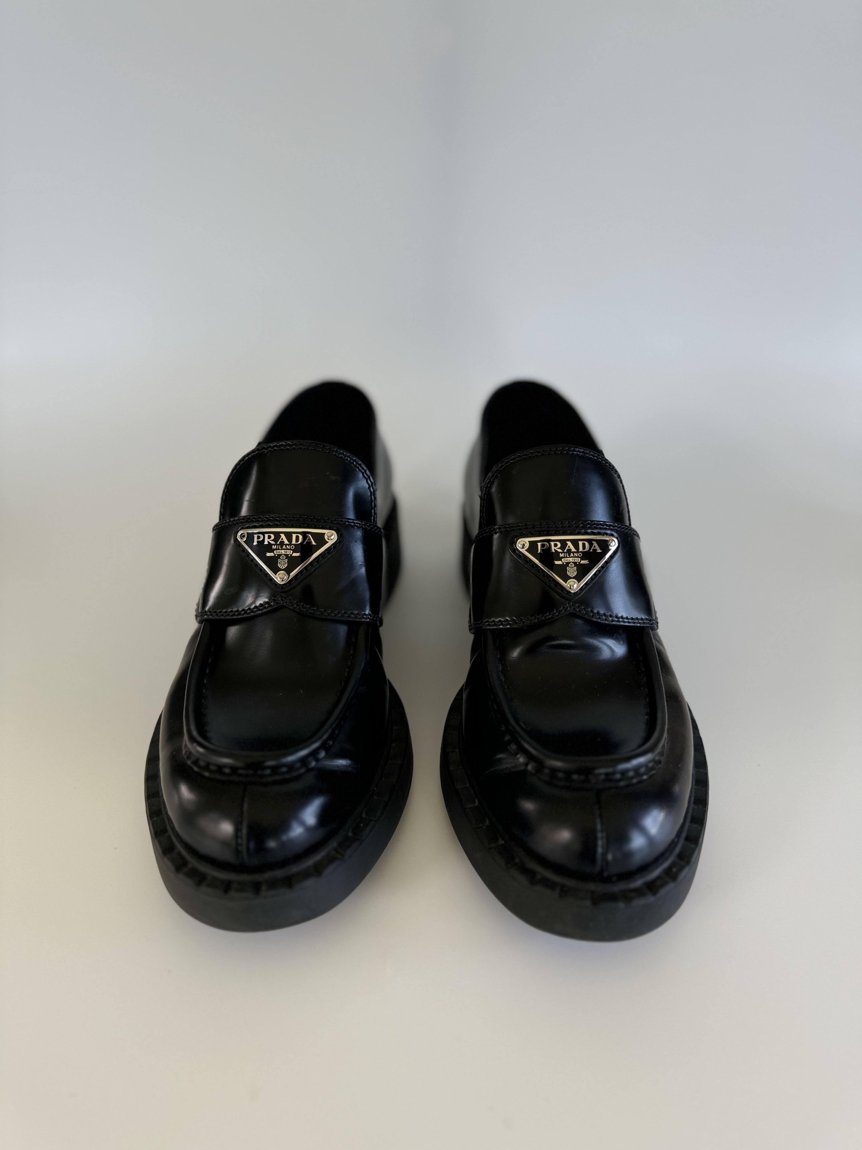 Prada Leather Oxfords