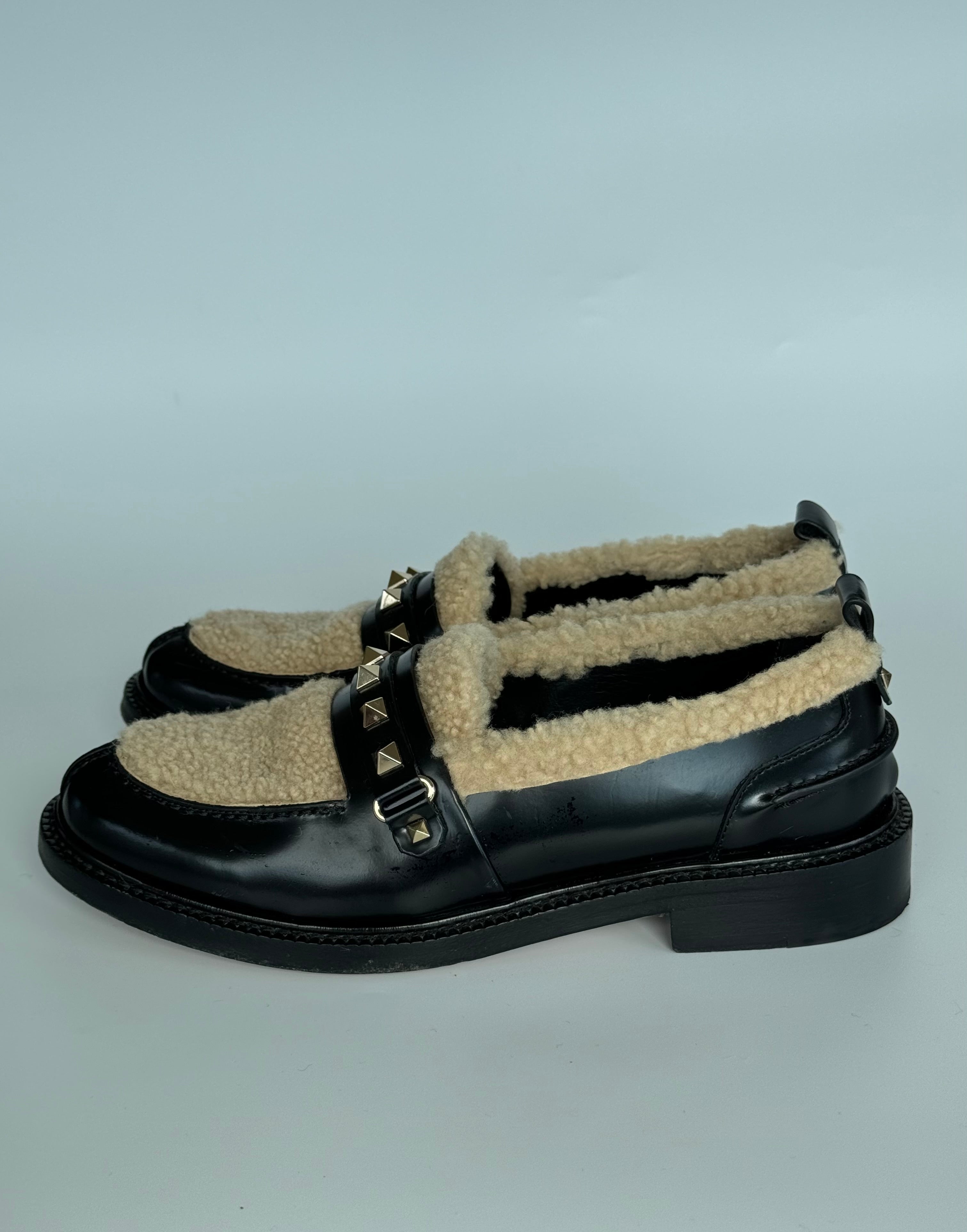 Valentino Shearling Loafer