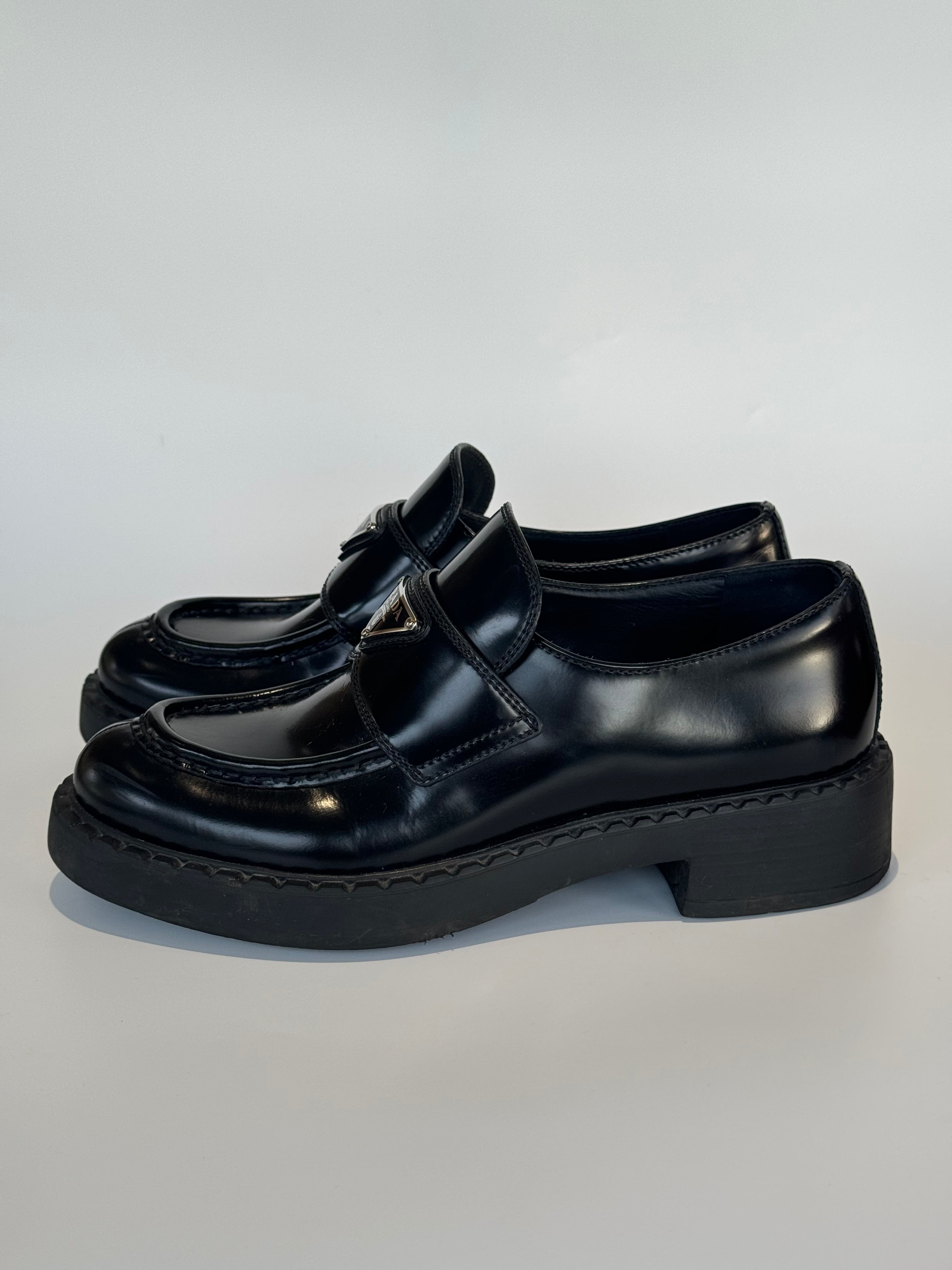 Prada Leather Oxfords