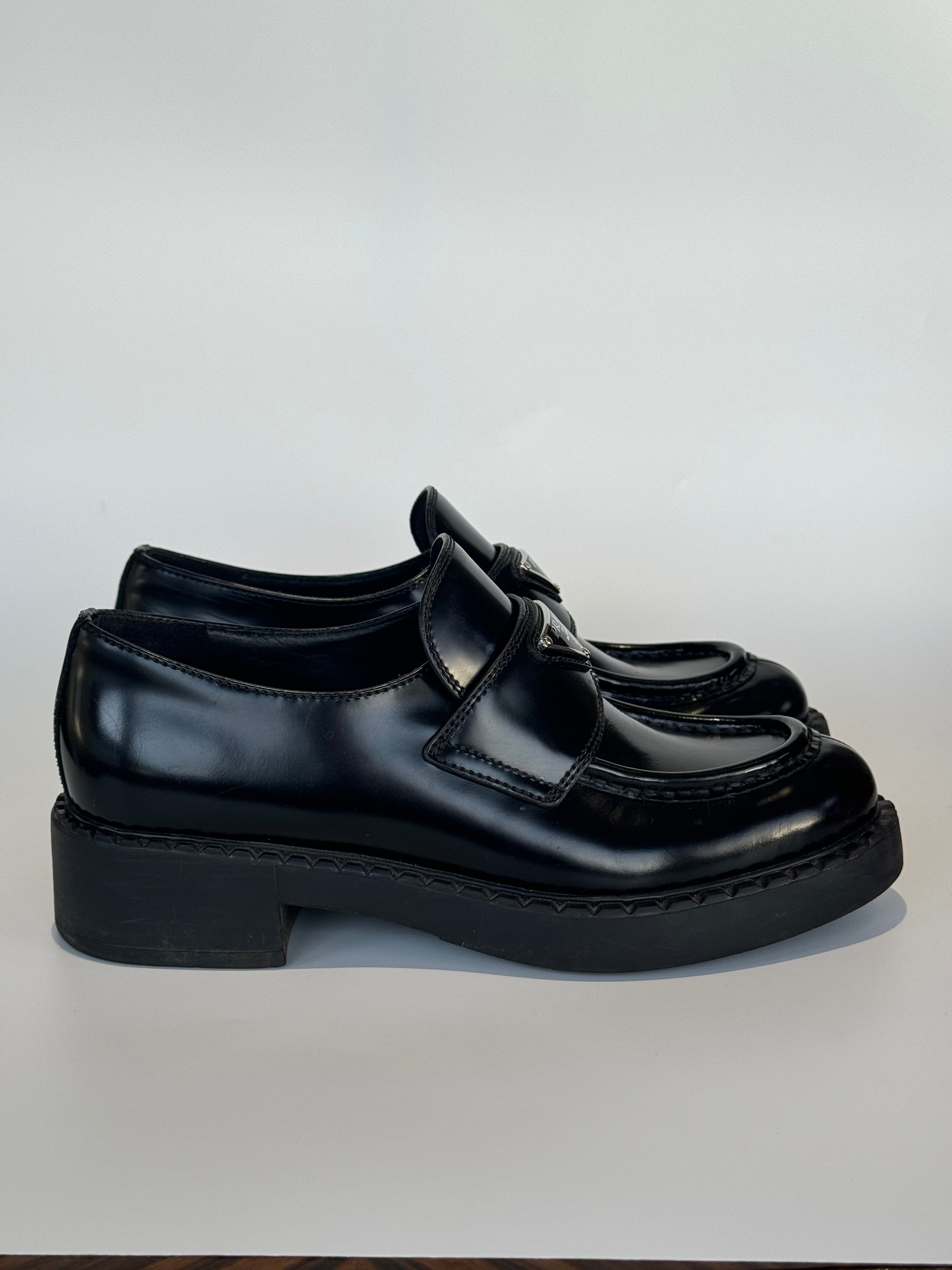 Prada Leather Oxfords