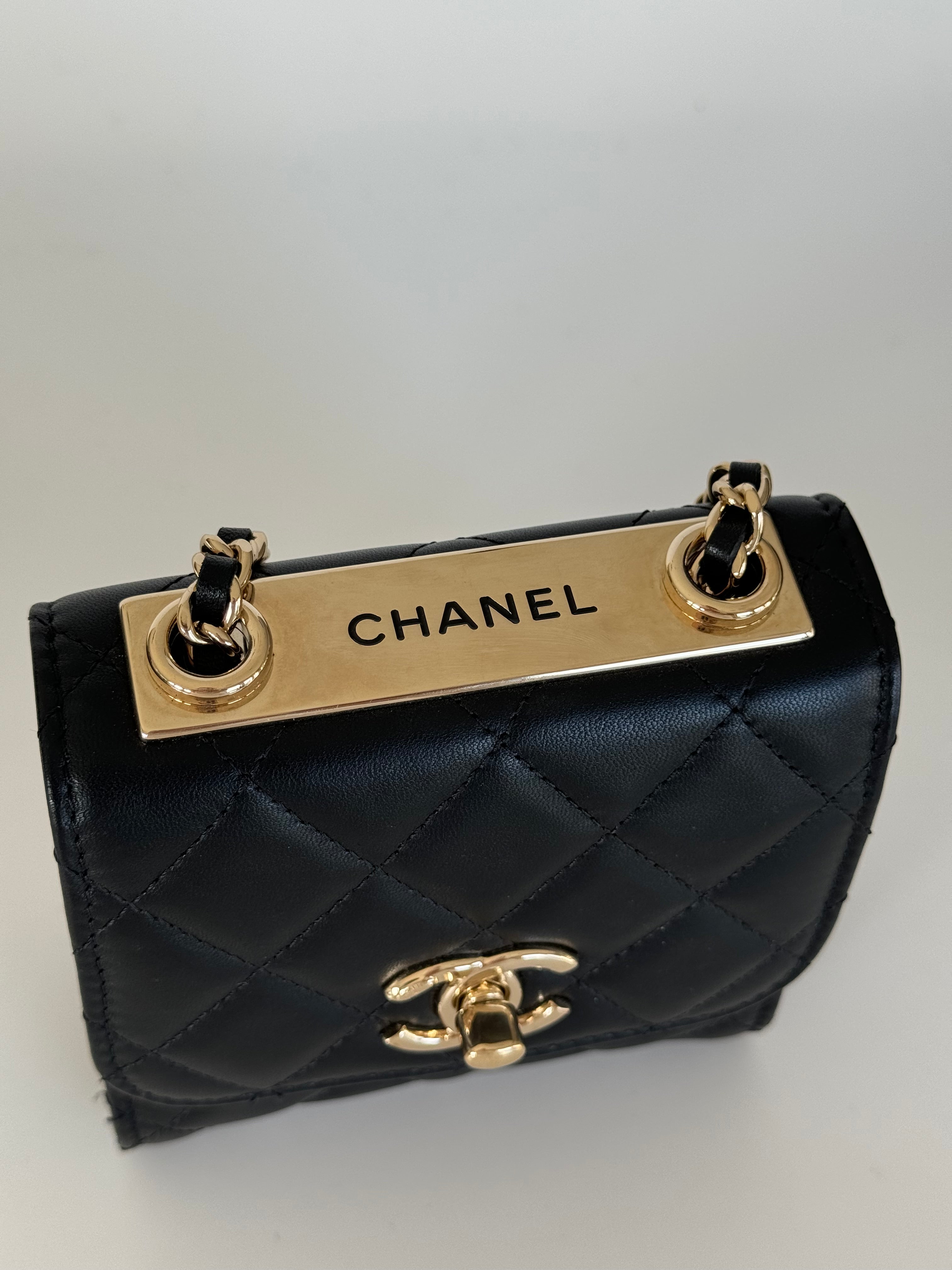 Chanel Mini Trendy CC Wallet on Chain