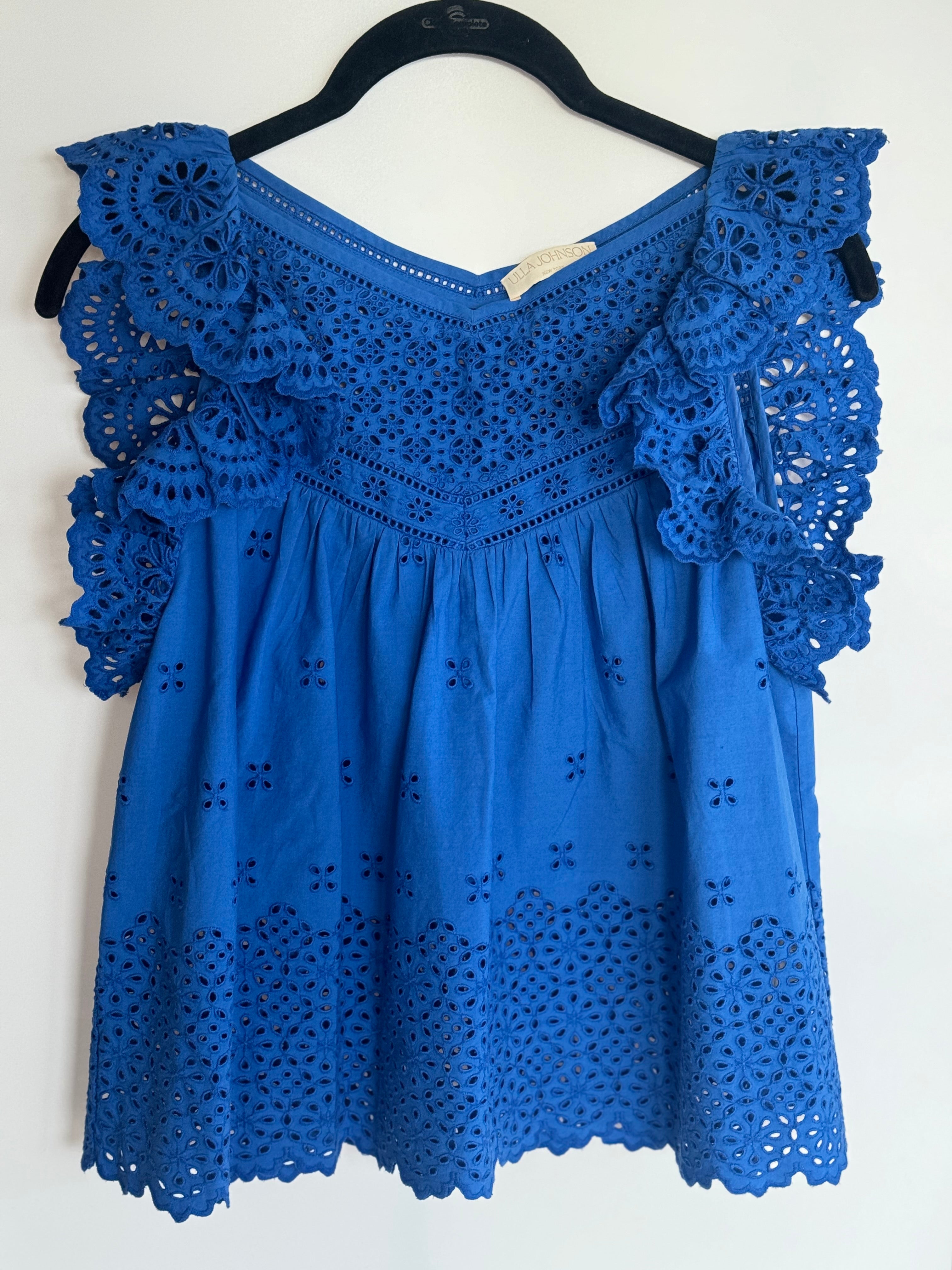 Ulla Johnson Leona Top - Cobalt